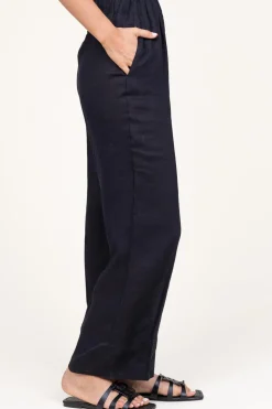 Linen Pants Rena | Black... | Greek Archaic Kori | Little Soho