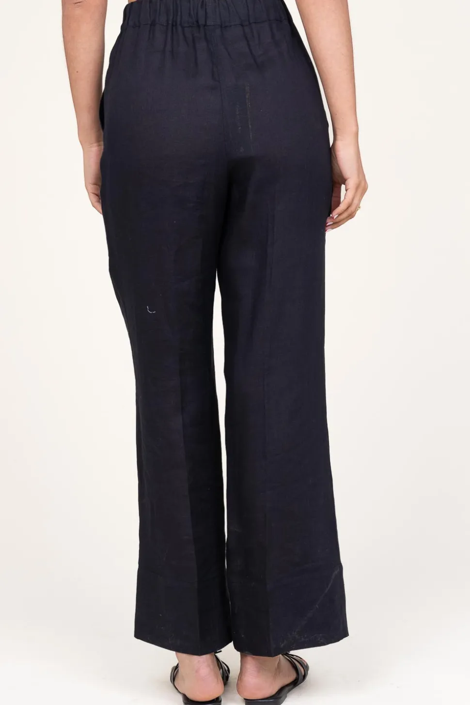 Linen Pants Rena | Black... | Greek Archaic Kori | Little Soho
