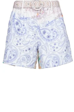 Linen Patchwork Short Trinity | Multi... | Est'Seven | Little Soho
