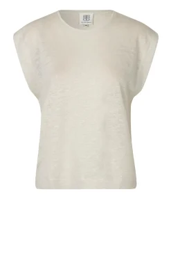 Linen Top Peony | Beige... | Second Female | Little Soho