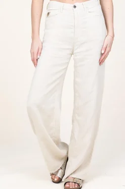Linen Trousers Skater | Natural... | Lois Jeans | Little Soho