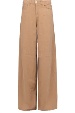 Linen Wide Leg Pants Marlene | Camel... | Lois Jeans | Little Soho