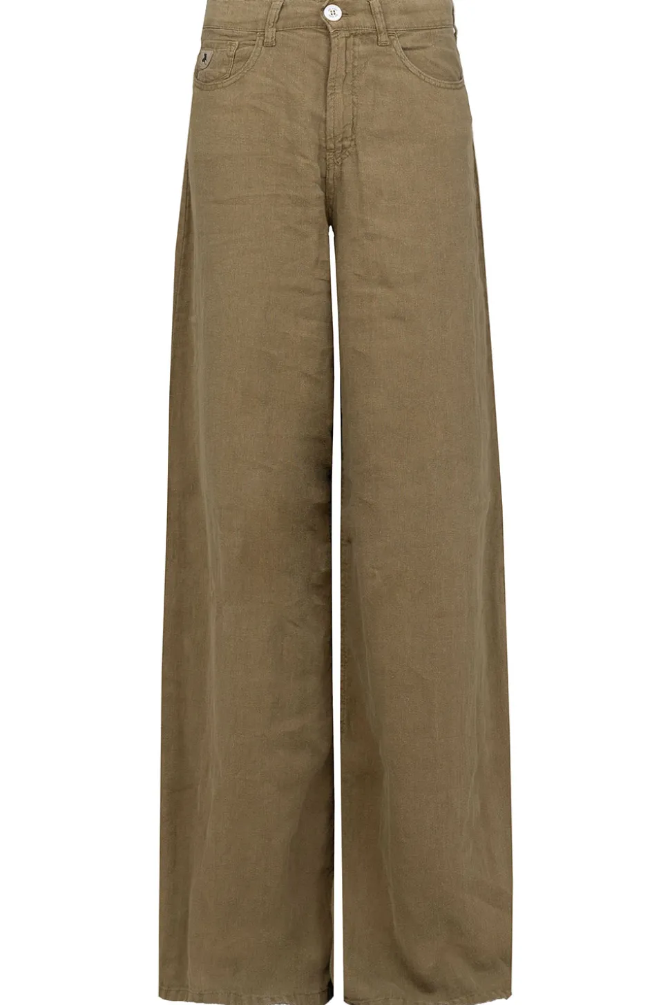 Linen Wide Leg Pants Marlene | Green... | Lois Jeans | Little Soho
