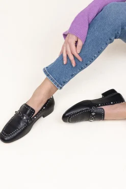Loafers With Studs Suzanna | Black... | Toral | Little Soho