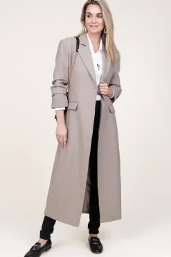 Long Coat Maxine | Beige... | Second Female | Little Soho