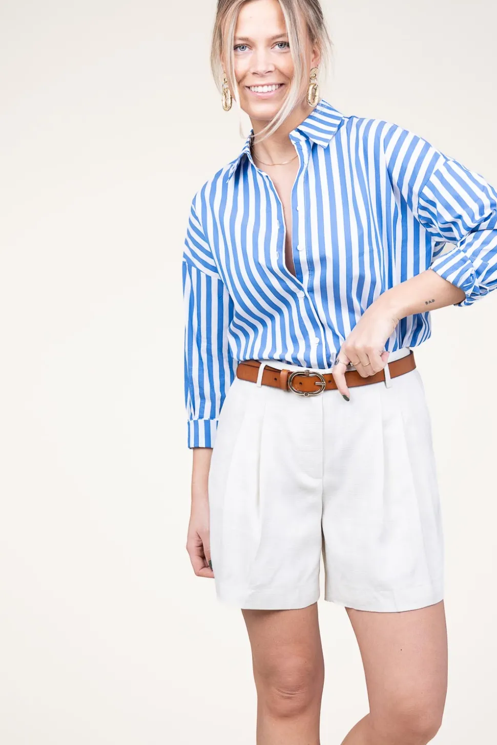 Loose Short Lena | White... | Herskind | Little Soho