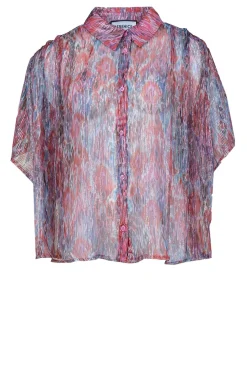 Lurex Blouse Calina | Pink... | Berenice | Little Soho