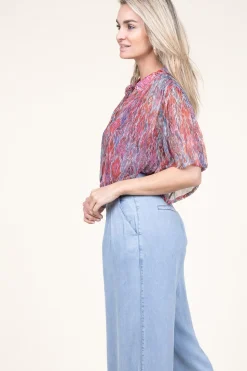Lurex Blouse Calina | Pink... | Berenice | Little Soho