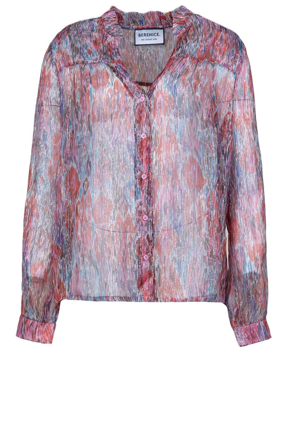 Lurex Blouse Capucine | Pink... | Berenice | Little Soho