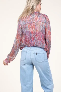 Lurex Blouse Capucine | Pink... | Berenice | Little Soho