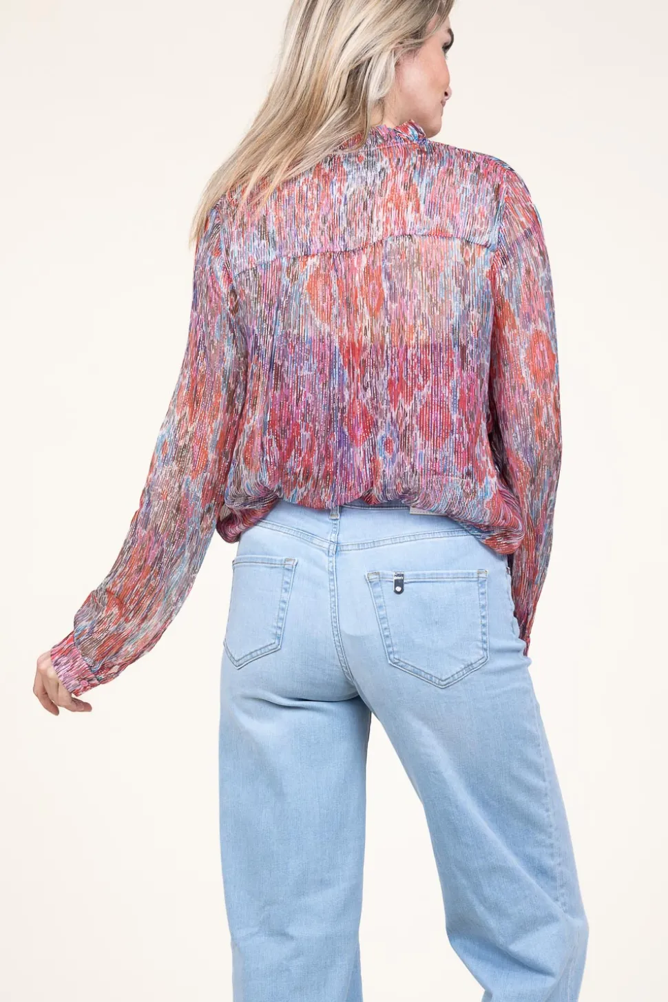 Lurex Blouse Capucine | Pink... | Berenice | Little Soho
