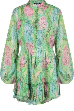 Lurex Dress With Print Dax | Green... | Ibana | Little Soho