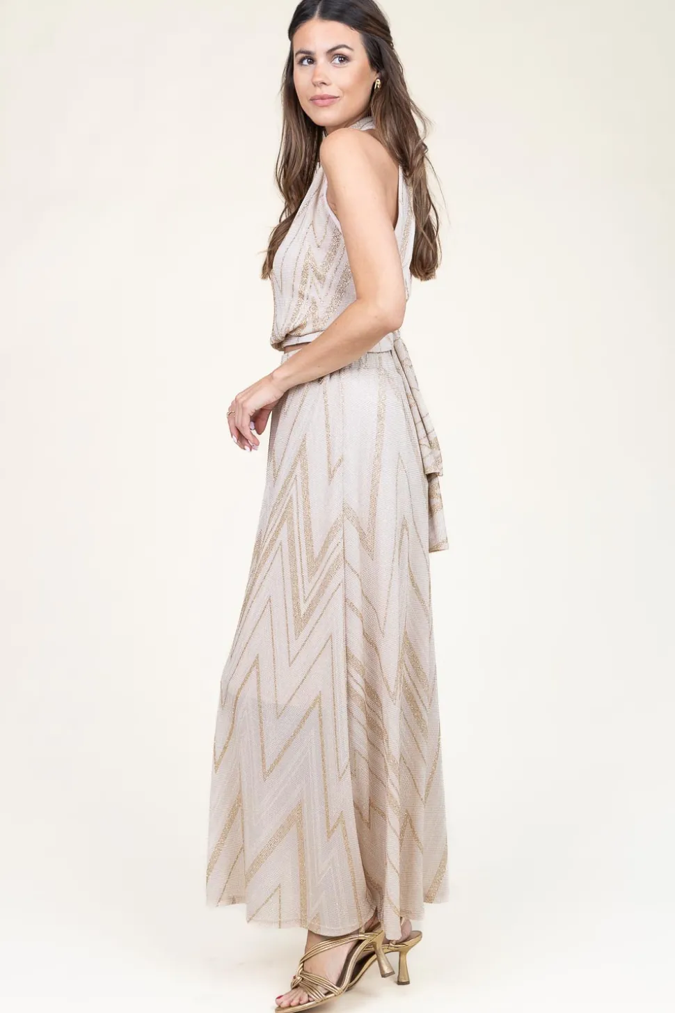 Lurex Midi Skirt Santa Maria | Nude... | Liu Jo | Little Soho