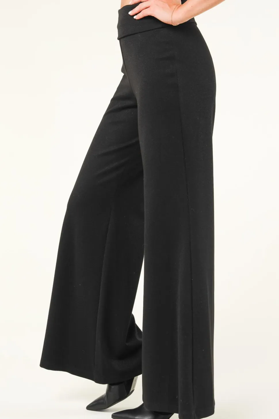 Lurex Tricot Pants Fine | Black... | D-Etoiles Casiope | Little Soho