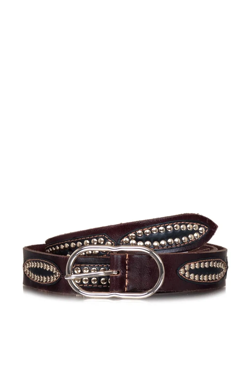 Luxe Belt With Studs Jane | Bordeaux... | Antik Batik | Little Soho