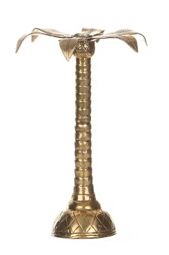 Luxurious Candle Holder Palm Tree - Large | Gold... | Little Soho Living | Little Soho