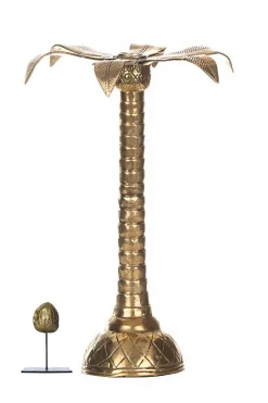 Luxurious Candle Holder Palm Tree - Large | Gold... | Little Soho Living | Little Soho