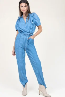 Lyocell Jumpsuit Pleniere | Blue... | Louizon | Little Soho