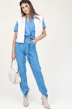 Lyocell Jumpsuit Pleniere | Blue... | Louizon | Little Soho