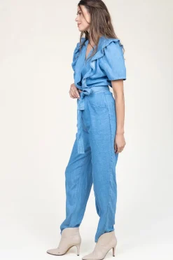 Lyocell Jumpsuit Pleniere | Blue... | Louizon | Little Soho