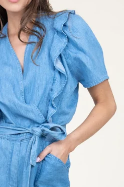 Lyocell Jumpsuit Pleniere | Blue... | Louizon | Little Soho