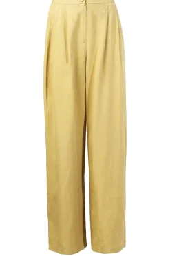 Lyocell Pleated Trousers Jicky | Green... | Suncoo | Little Soho