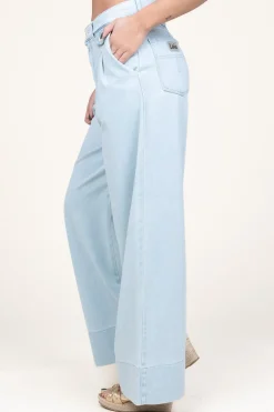 Lyocell Wide Leg Jeans Bauhaus | Blue... | Lois Jeans | Little Soho