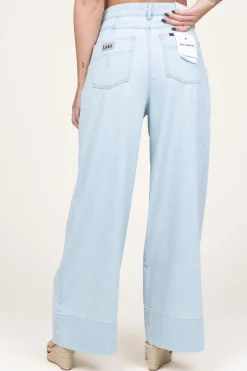 Lyocell Wide Leg Jeans Bauhaus | Blue... | Lois Jeans | Little Soho