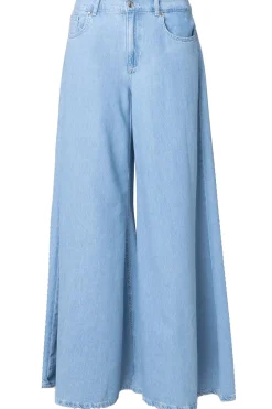 Lyocell Wide Leg Jeans Xitta | Blue... | Liu Jo | Little Soho