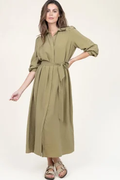 Maxi Dress Lara | Green... | Ba&Sh | Little Soho