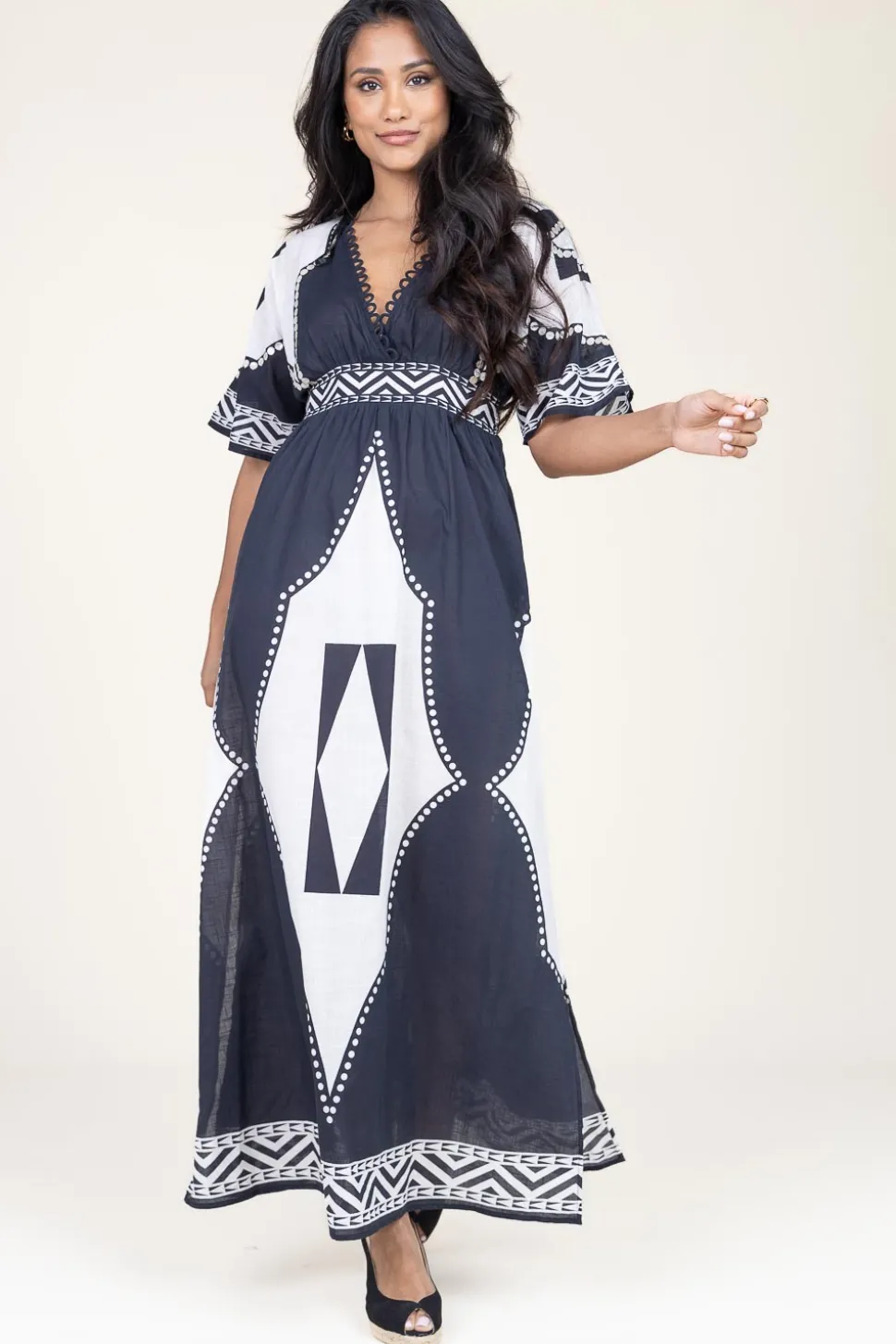 Maxi Dress Shade Of Light | Black... | Scarlett Poppies | Little Soho