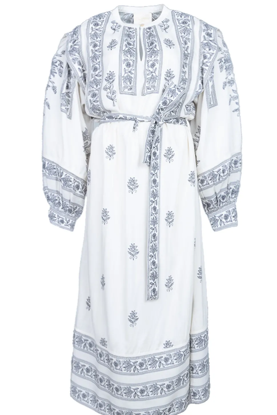 Maxi Dress With Embroidery Dorina | Natural... | Stella Forest | Little Soho