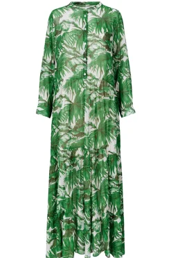 Maxi Dress With Lurex Nee | Green... | Lollys Laundry | Little Soho