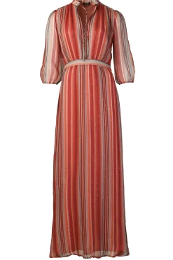 Maxi Dress With Lurex Tonnarella | Multi... | Liu Jo | Little Soho