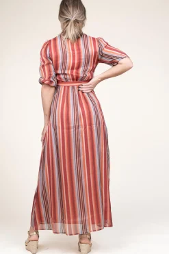 Maxi Dress With Lurex Tonnarella | Multi... | Liu Jo | Little Soho