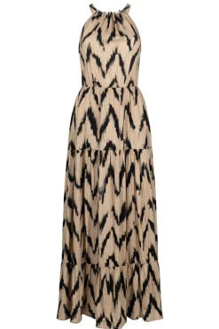 Maxi Dress With Print Charissa | Natural... | Aaiko | Little Soho
