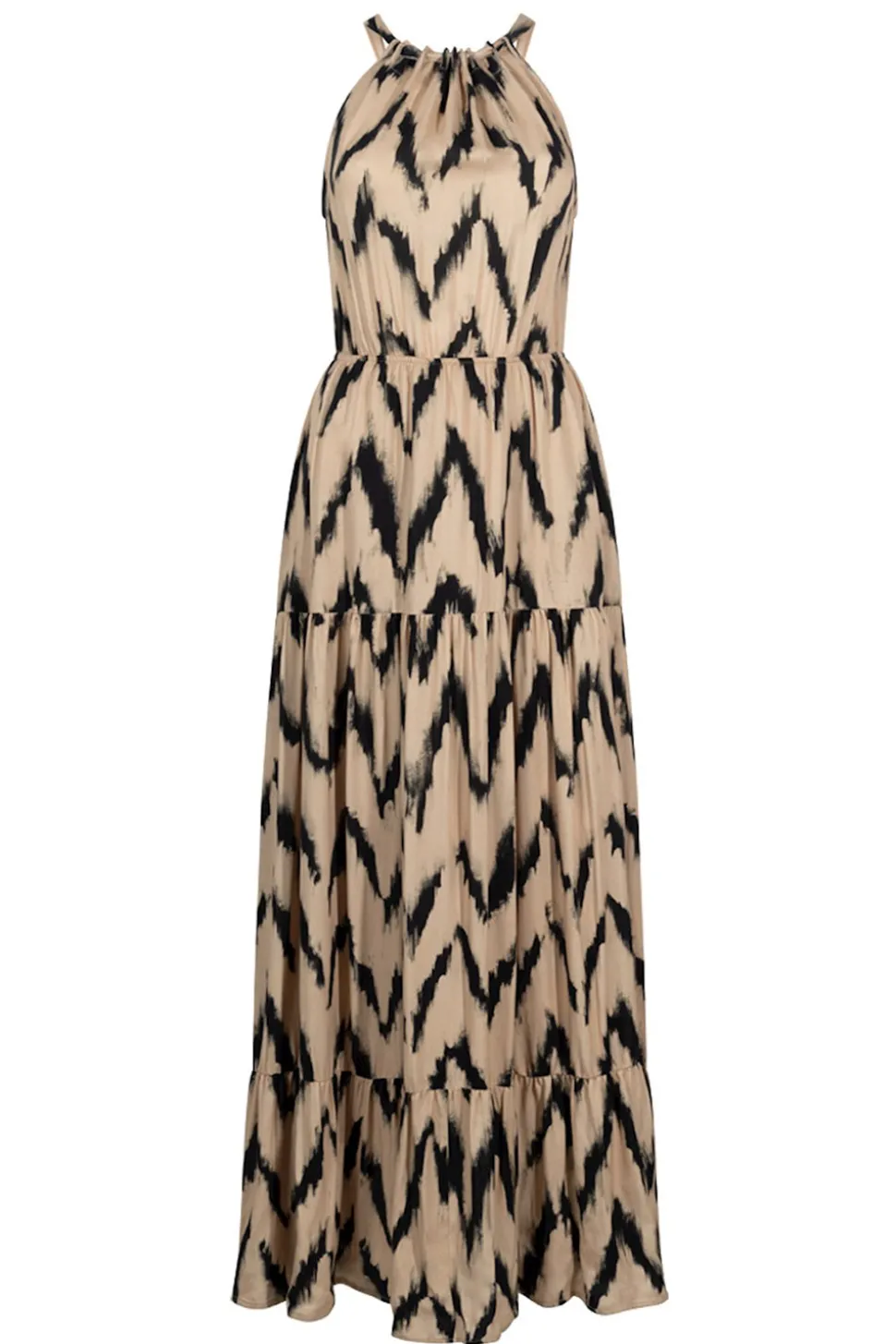 Maxi Dress With Print Charissa | Natural... | Aaiko | Little Soho
