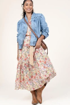 Maxi Dress With Print Dolores | Multi... | Stella Forest | Little Soho