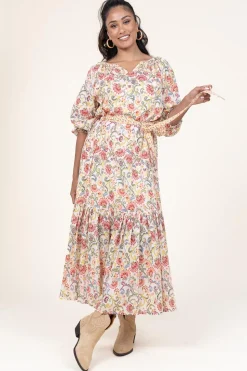 Maxi Dress With Print Dolores | Multi... | Stella Forest | Little Soho
