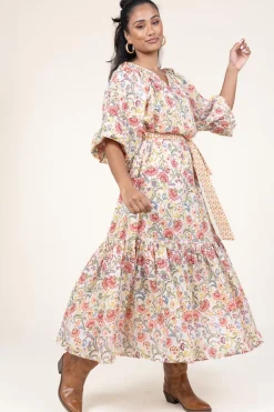 Maxi Dress With Print Dolores | Multi... | Stella Forest | Little Soho