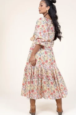 Maxi Dress With Print Dolores | Multi... | Stella Forest | Little Soho