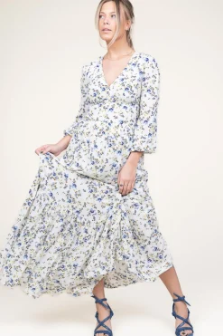 Maxi Dress With Print Marausa | Natural... | Liu Jo | Little Soho