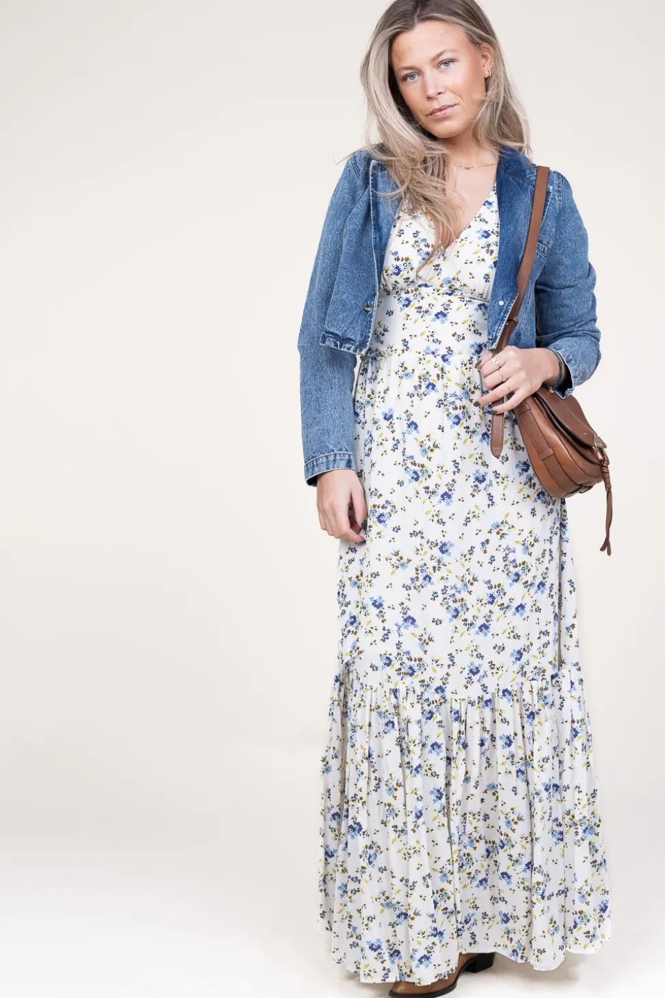Maxi Dress With Print Marausa | Natural... | Liu Jo | Little Soho