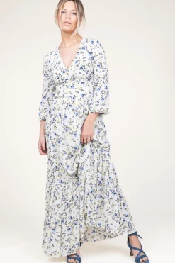 Maxi Dress With Print Marausa | Natural... | Liu Jo | Little Soho