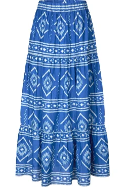Maxi Skirt With Print Sunset | Blue... | Lollys Laundry | Little Soho
