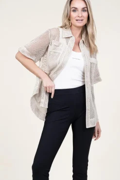 Mesh Blouse Nina | Natural... | Copenhagen Muse | Little Soho