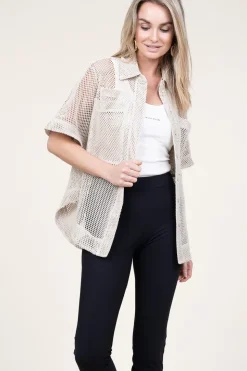 Mesh Blouse Nina | Natural... | Copenhagen Muse | Little Soho