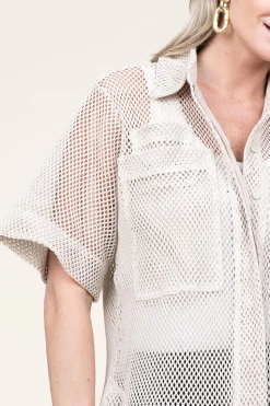 Mesh Blouse Nina | Natural... | Copenhagen Muse | Little Soho