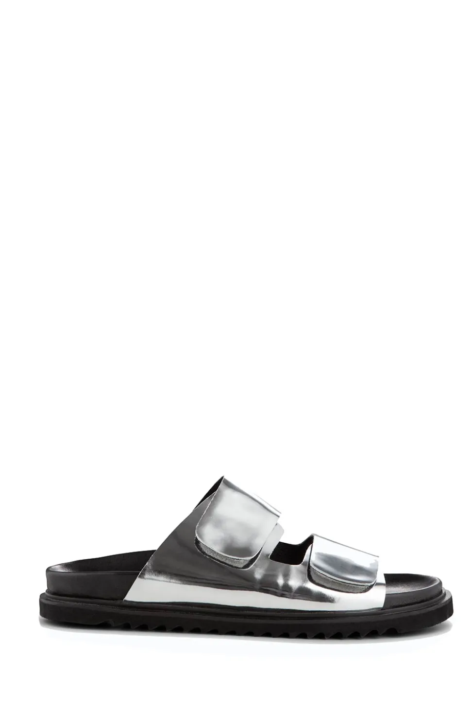 Metallic Leather Sandals Dawn | Silver... | Ivylee Copenhagen | Little Soho