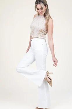 Metallic Leather Sandals Flora | Gold... | Ivylee Copenhagen | Little Soho